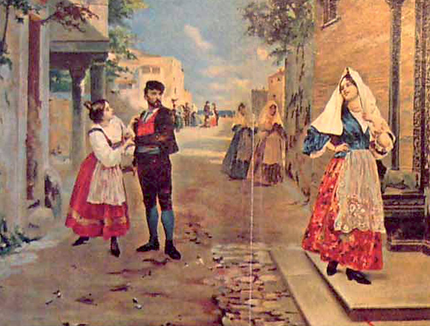 1° parte Sinfonie e Arie di Mascagni 2° parte Cavalleria Rusticana