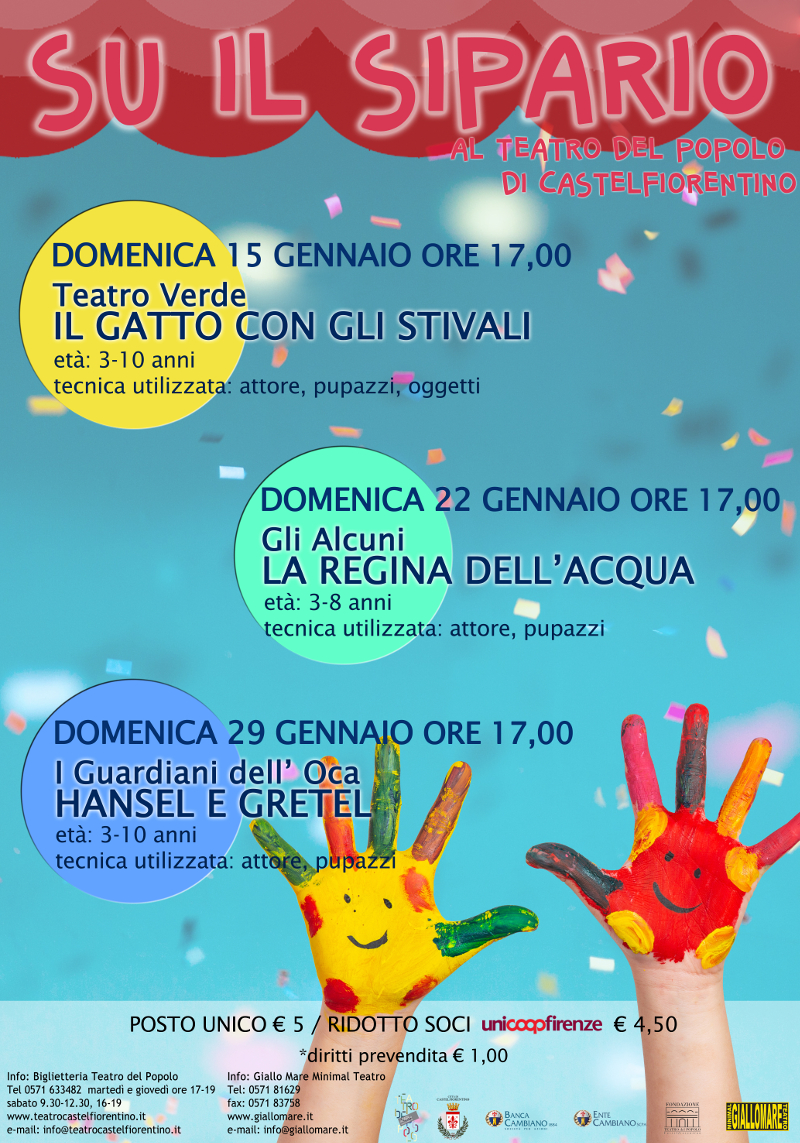SU IL SIPARIO 2022-2023 - Gli spettacoli di Gennaio
