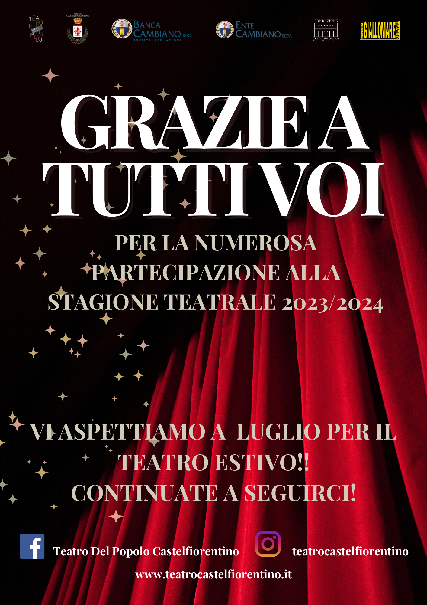 GRAZIE A TUTTI VOI!